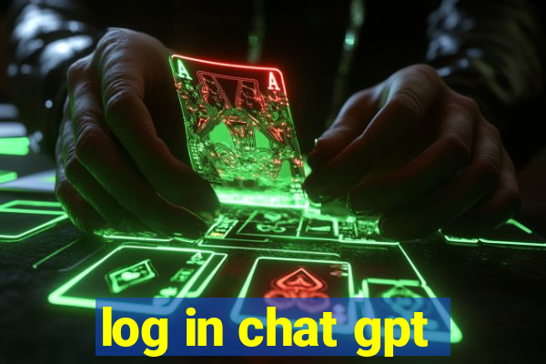 log in chat gpt
